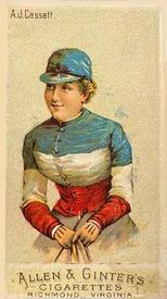 1888 Allen & Ginter Racing Colors of the World (N22) #NNO A.J. Cassatt Front